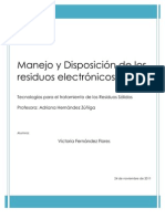 Manejo y Disposición de los residuos electrónicos