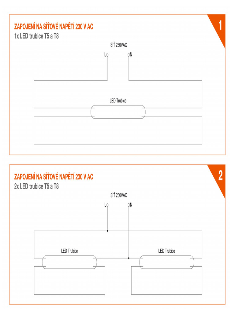 Led Tube Pro Primepripojeni t8 t5 | PDF