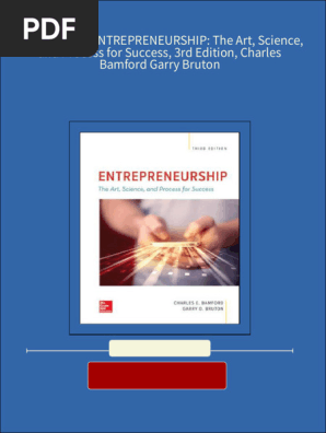 Test Bank for ENTREPRENEURSHIP: The Art, Science, and Process for Success, 3rd Edition, Charles Bamford Garry Bruton 2024 scribd download full chapters