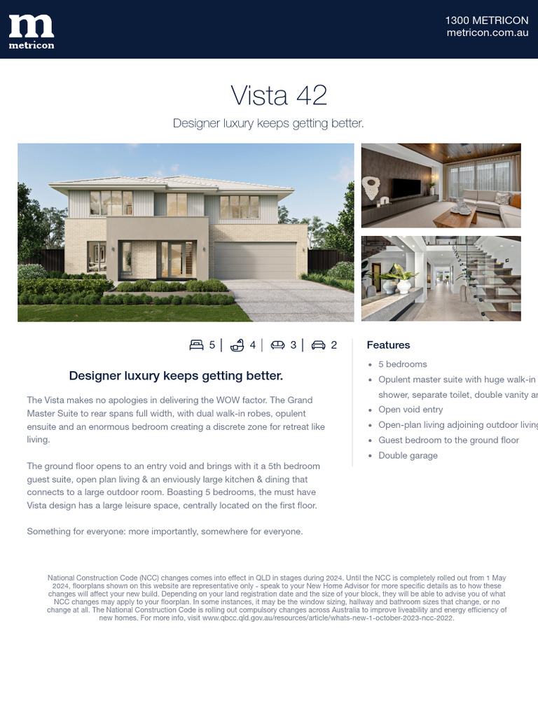 Vista 42: Luxury Home Design Overview | PDF | Bedroom | Room