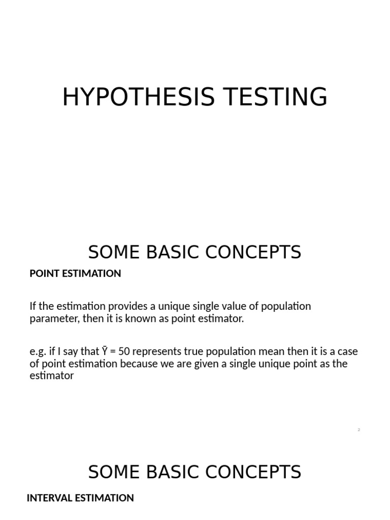 Hypothesis testing pdf type i and type ii errors statistical