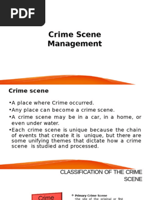 Crime scene 1