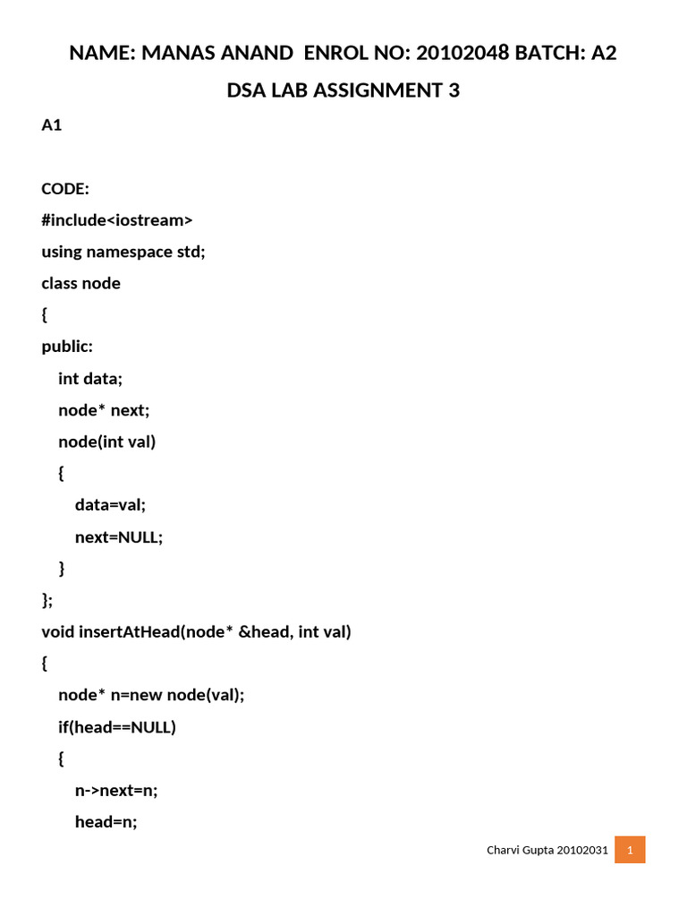 C++ Circular Linked List Operations | PDF | Computer Programming ...