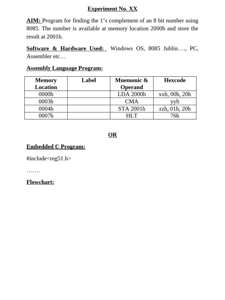 Format For Writing Experiment | PDF | Teaching Methods & Materials ...