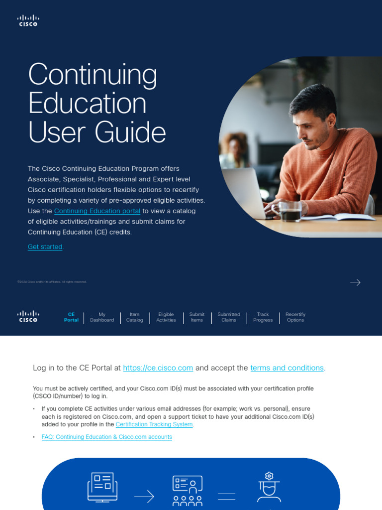 Cisco Continuing Education Portal Guide | PDF | Educational Technology ...
