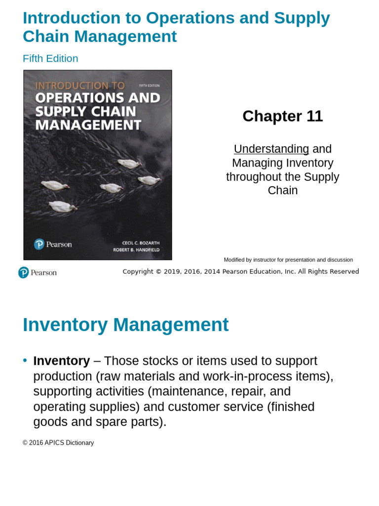 SCM301 Canvas - Chapter 11 | PDF | Supply Chain | Business Economics