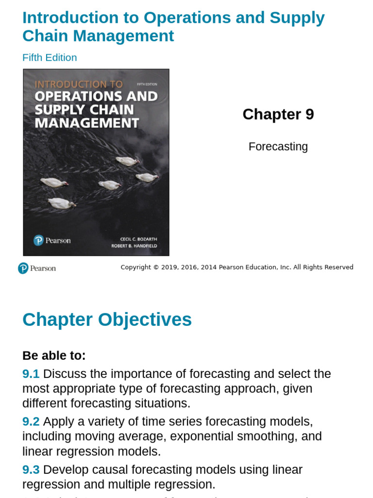 SCM301Canvas - Chapter9part2 | PDF | Regression Analysis | Forecasting
