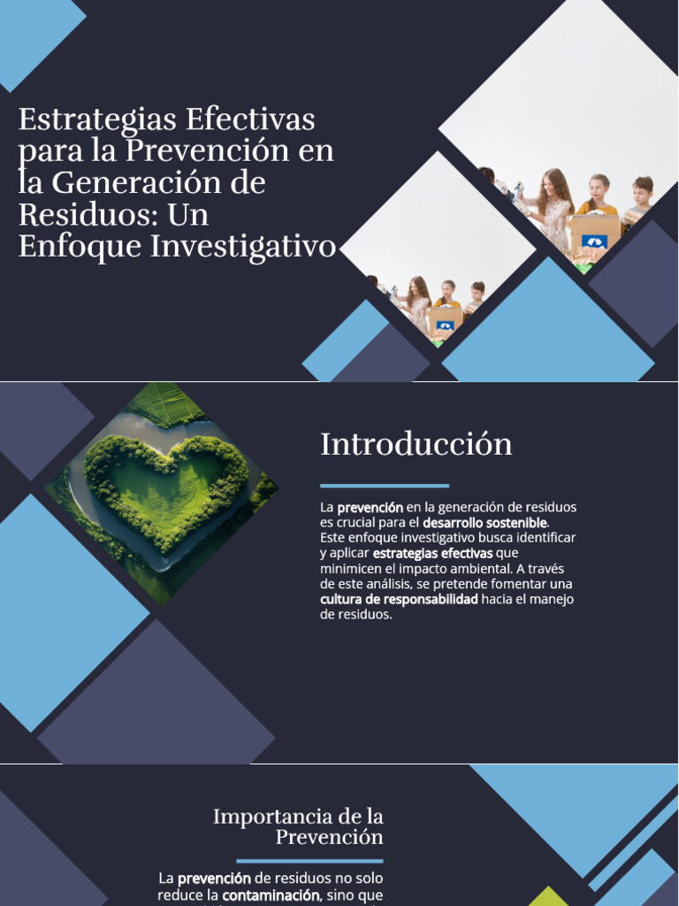 Investiga Con Sobre Prevencion en La Generacion de Residuos | PDF ...