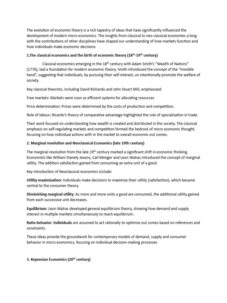 Economics Course Work Group One | PDF | Economics | Microeconomics
