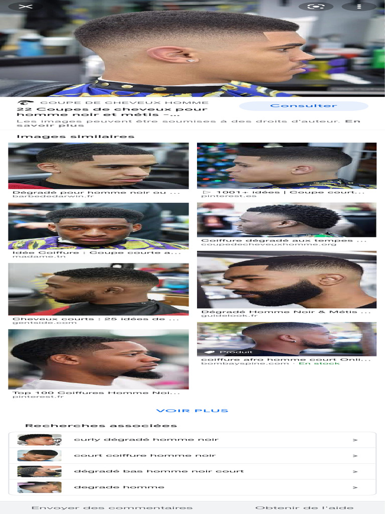 Coupes Tendance pour Hommes Noirs | PDF, image size:768x1024