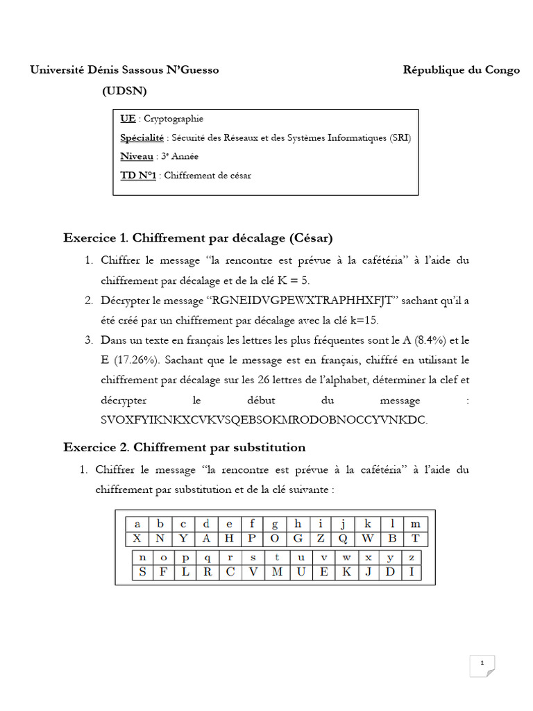 Chiffrement et Décryptage en Cryptographie | PDF | Cryptage | Cryptanalyse