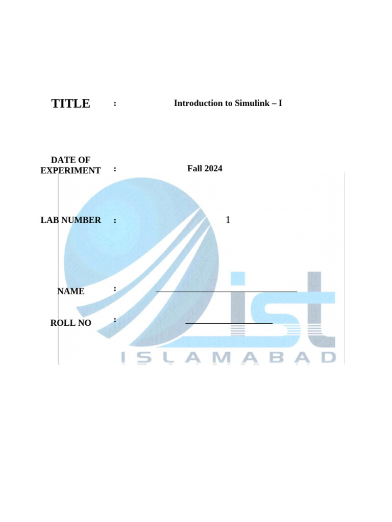 Simulink Basics: Lab 1 Tutorial Guide | PDF | Amplitude | Sine Wave