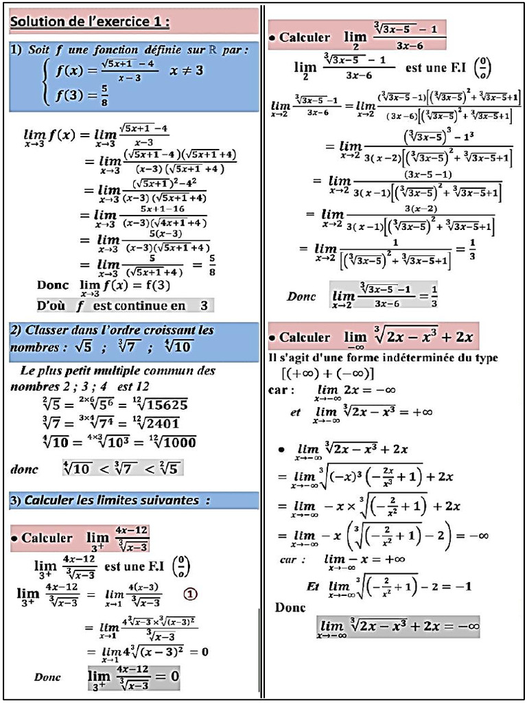 Corection de Devoir 2BAC | PDF