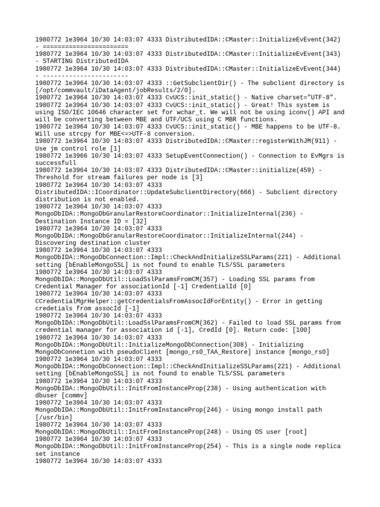 MongoDB Connection Initialization Logs | PDF | Transport Layer Security ...