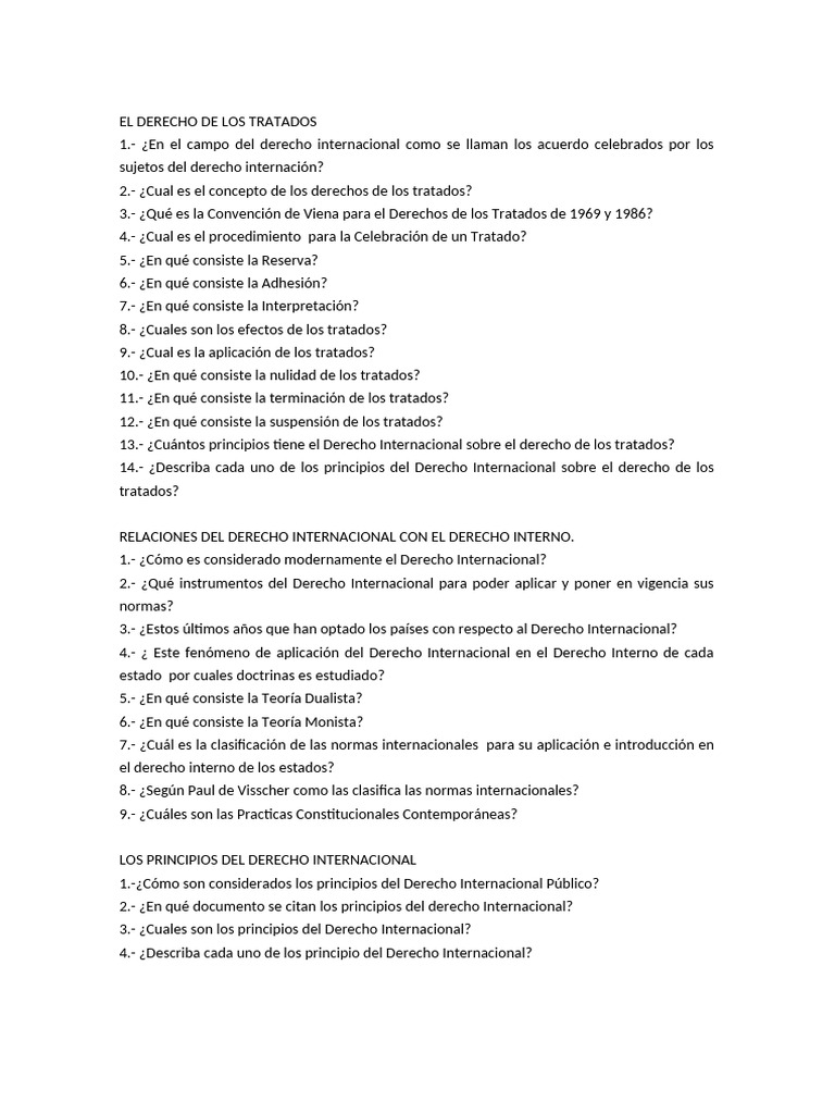 El Derecho de Los Tratados | PDF | Ley internacional | Tratado