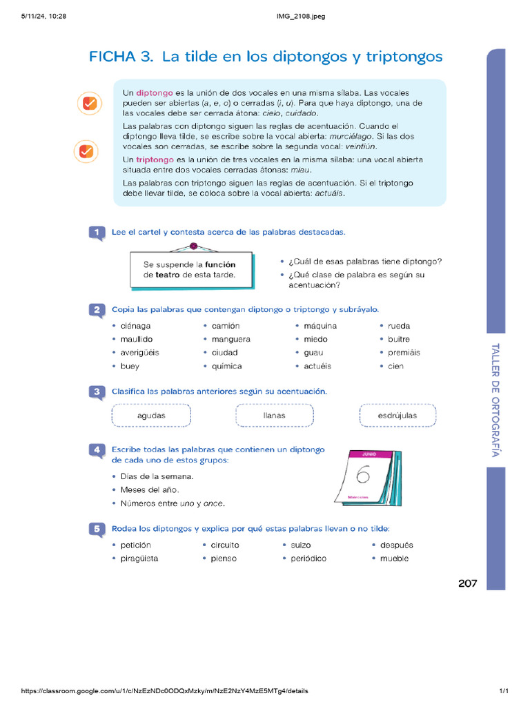 IMG - 2108.jpeg Lengua Santillana 5 de Primaria | PDF