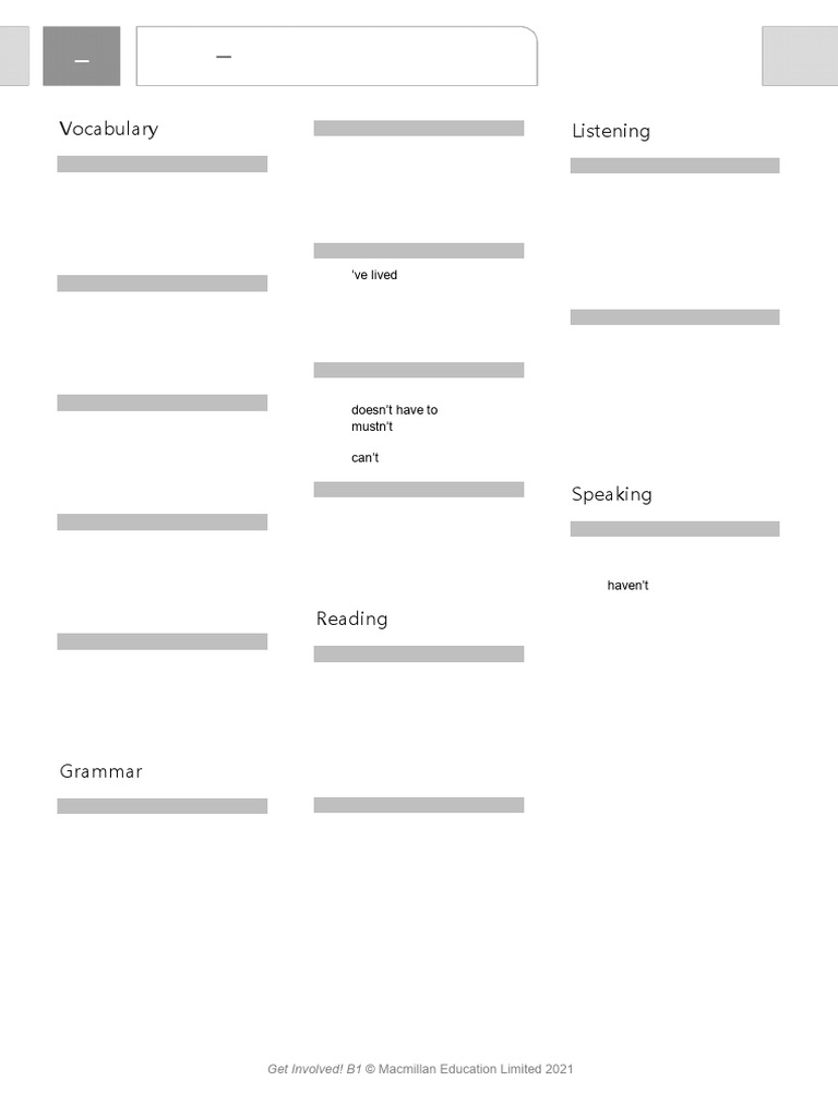 B1 Units 1-3 Test Answer Key | PDF