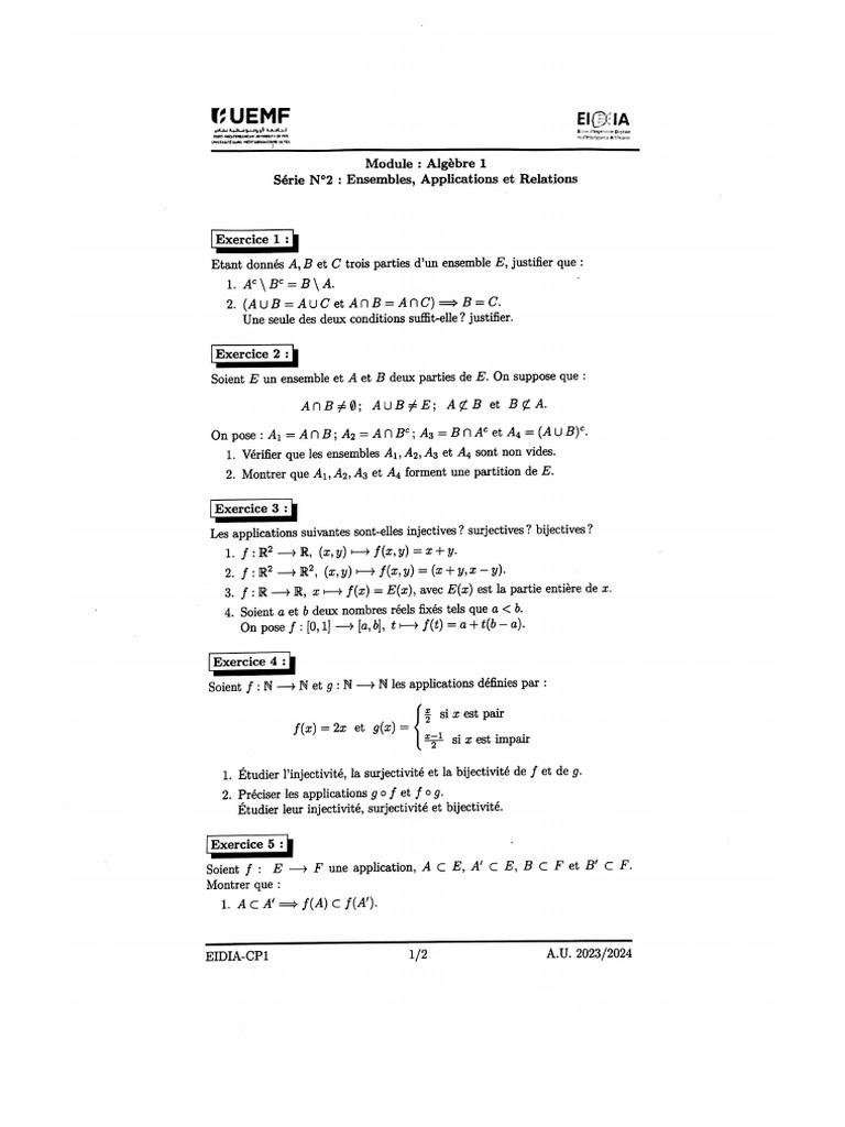 Série_2_Algèbre | PDF