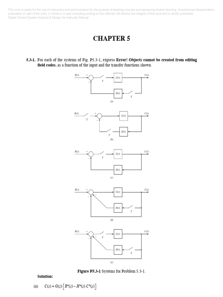 Closed-Loop Transfer Function Analysis | PDF | Signal Processing ...