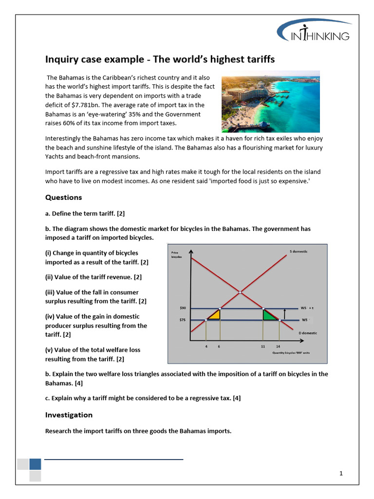 2.9 RWE - Tariff Question | PDF | Business