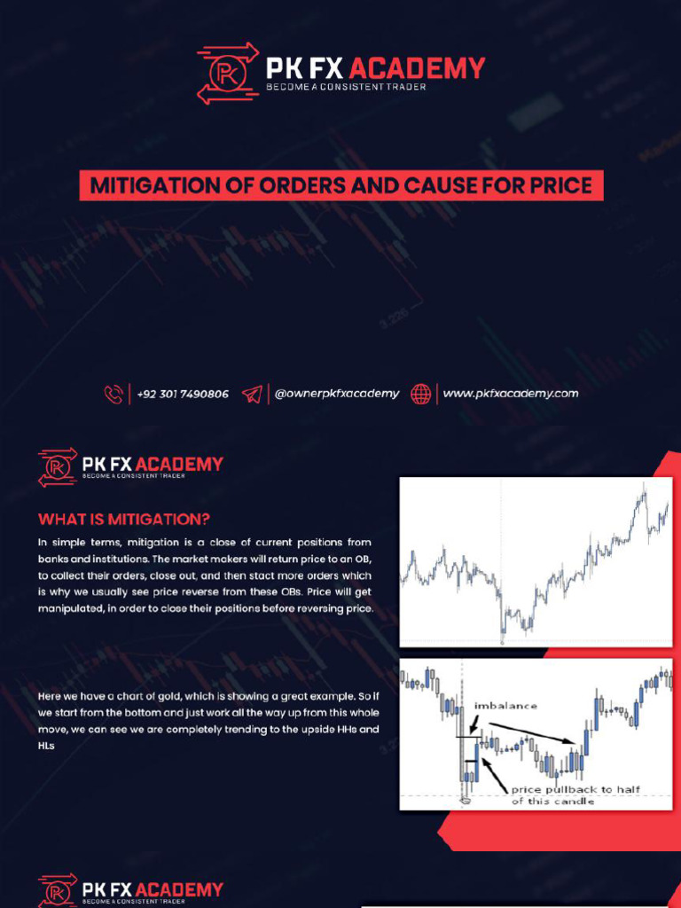 Mitigation of Orders and Cause For Price-Min | PDF