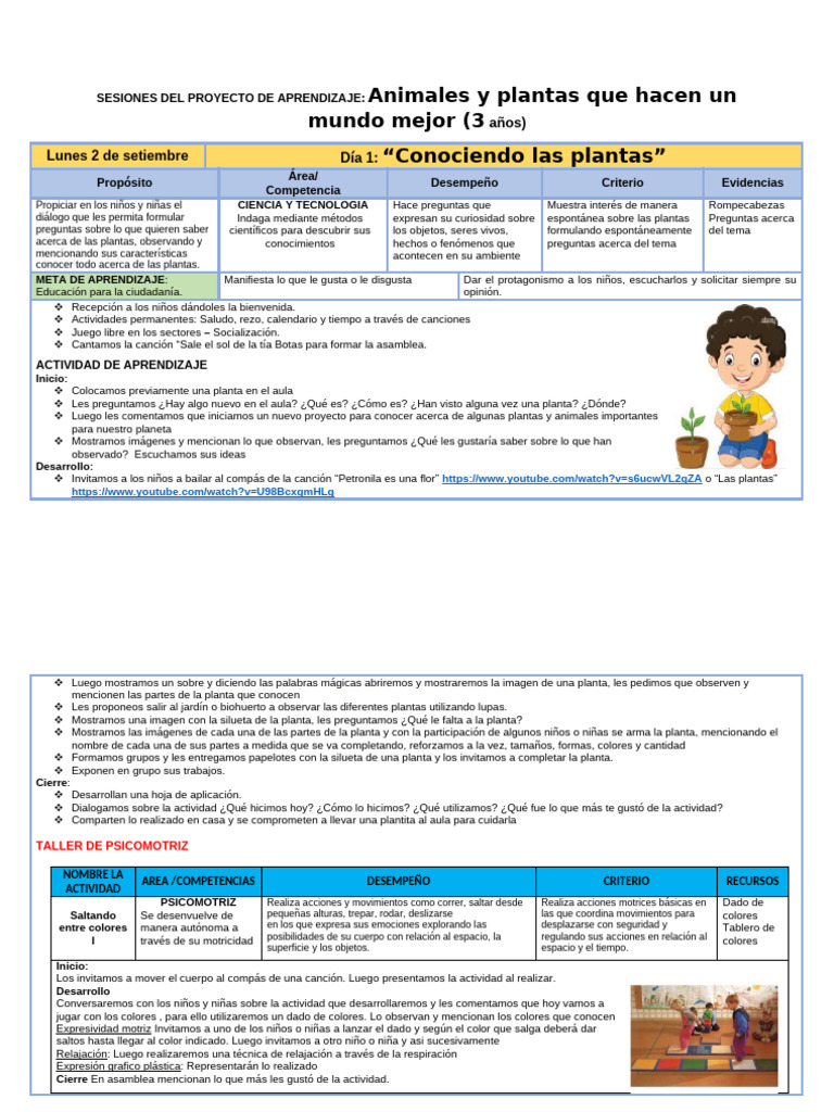 3 Años P12 Actividades de Aprendizaje | PDF | Aprendizaje | Canciones
