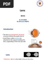 Anatomy and Functions of the Eye Lens | PDF | Cataract | Eye