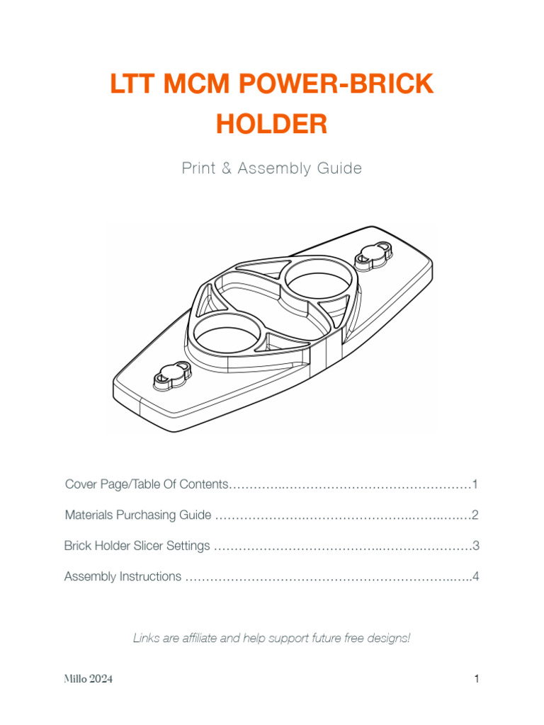 LTT Power Brick Holder Guide | PDF | Magnet | Building Engineering