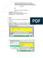 INFORME Cuentas Corrientes