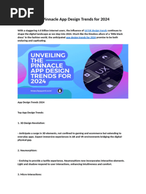 Unveiling the Pinnacle App Design Trends for 2024 (1)