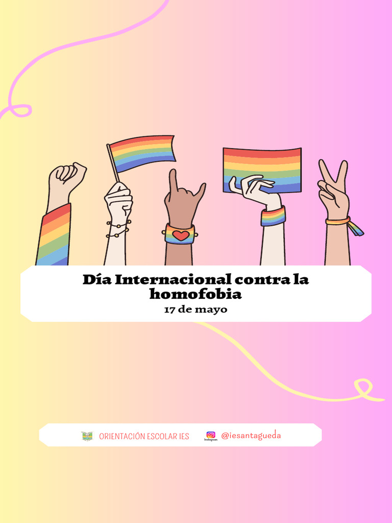 Historia de Instagram Día Internacional Contra La Homofobia Ilustrado ...