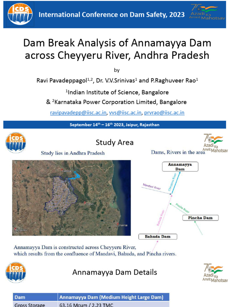 Annamayya Dam Failure Analysis | PDF | Flood | Dam
