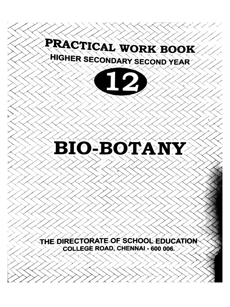 12th Bio Botany Practical Manual English Medium | PDF