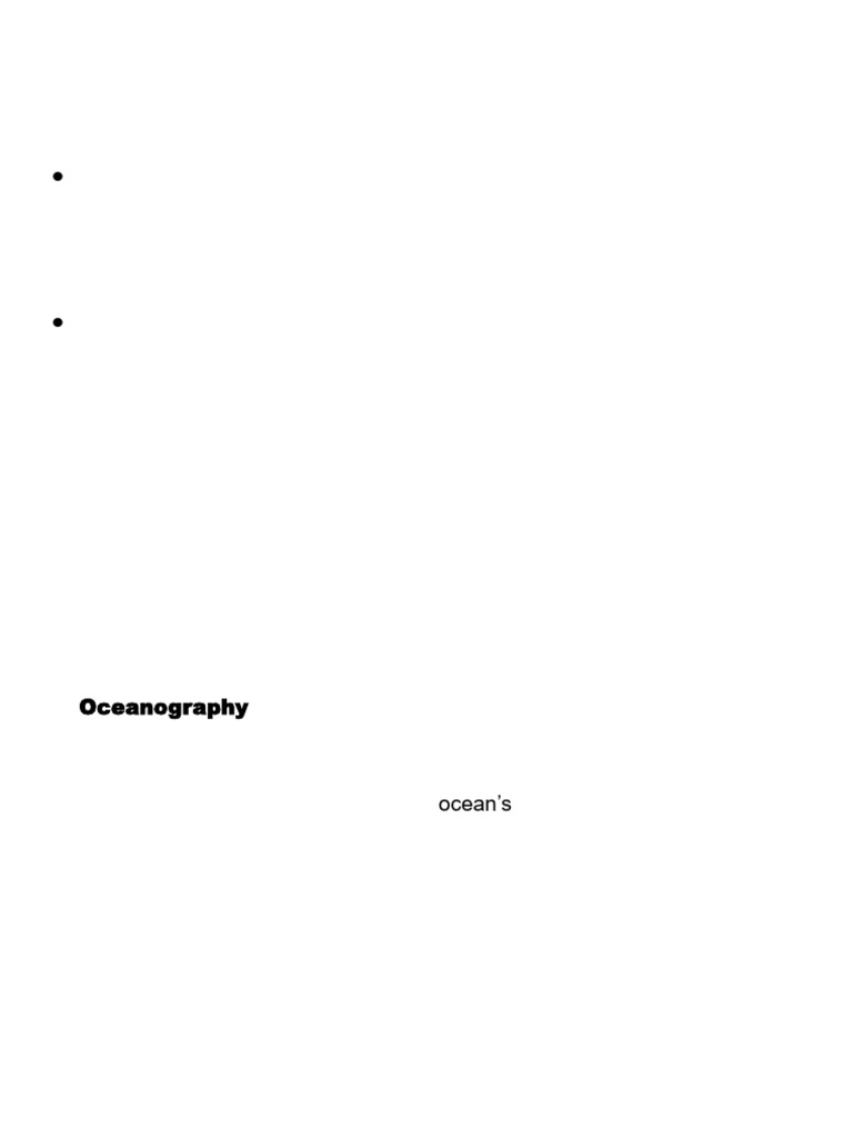 Understanding Oceanography and MPAs | PDF | Marine Biology | Oceanography