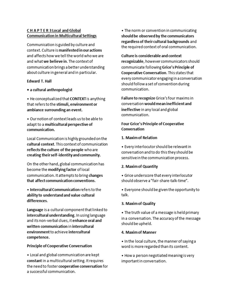 C H A P T e R 3 - Coma - Lance | PDF | Communication | Nonverbal ...