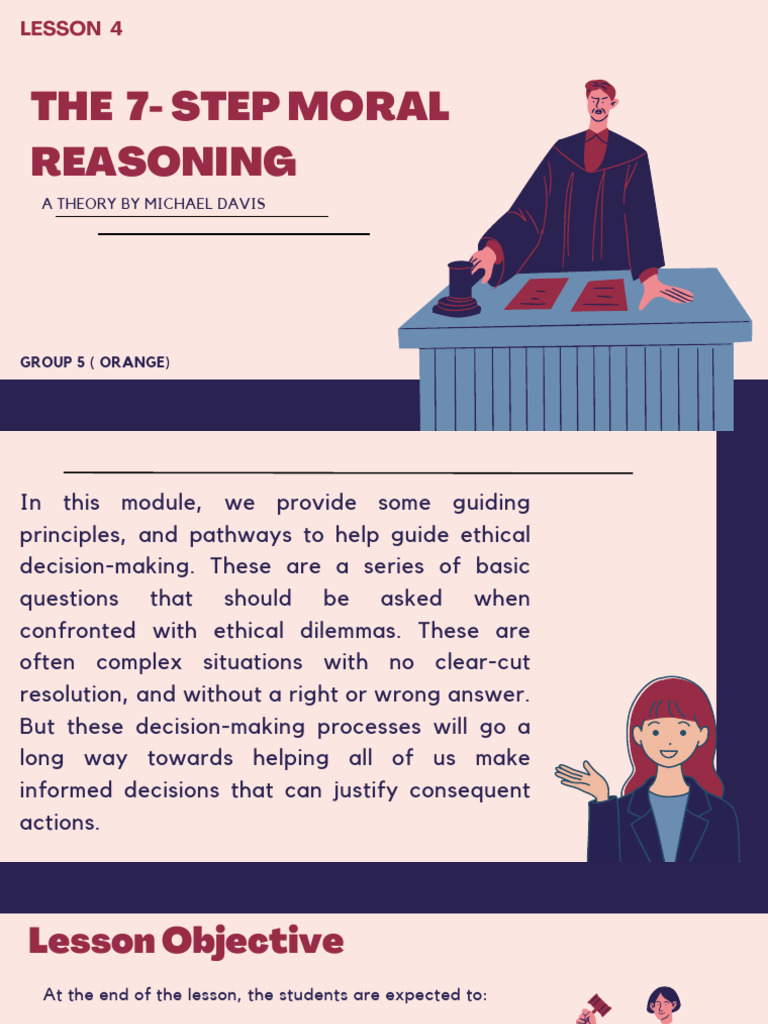 Seven Steps of Moral Reasoning | PDF | Decision Making | Psychology