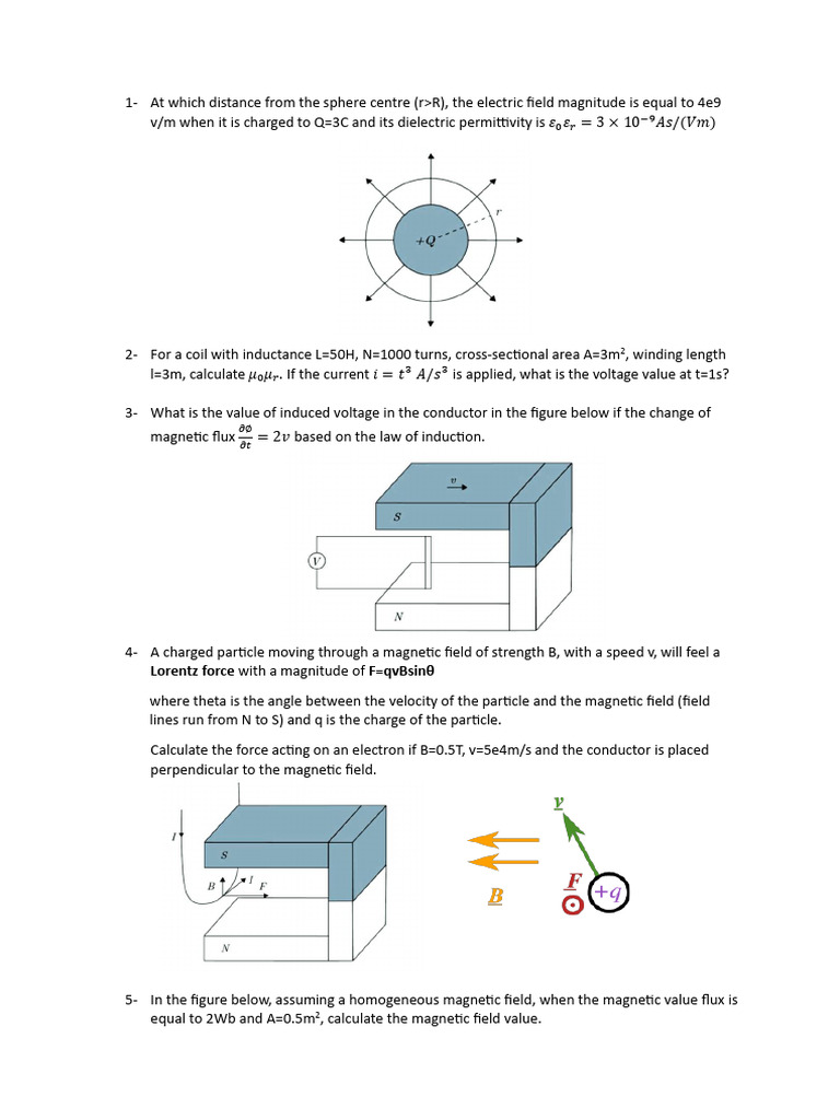 Electromagnetic Calculations and Analysis | PDF | Teaching Methods ...