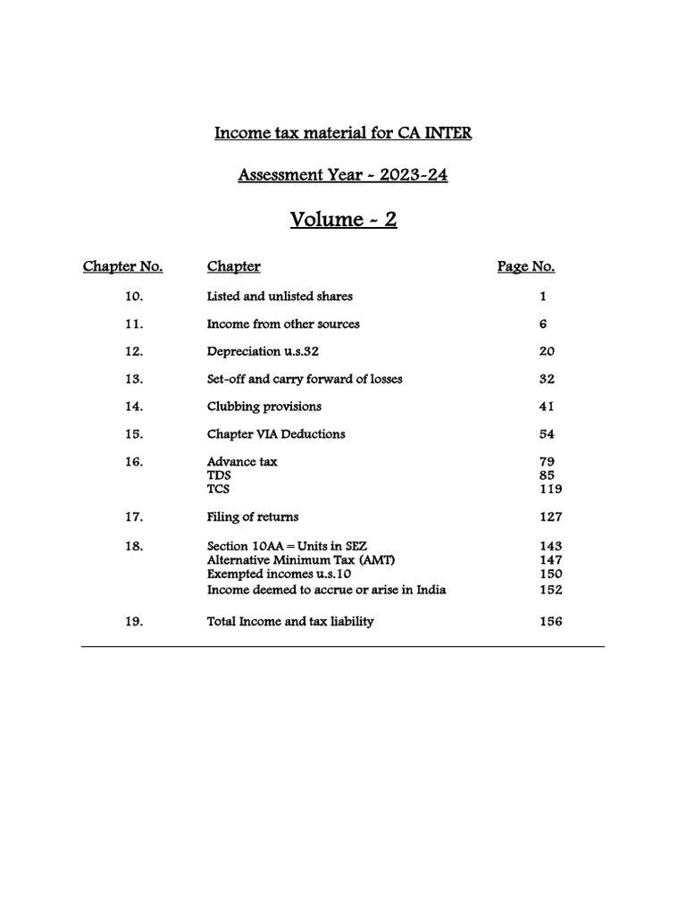 DT Volume 2 Text Book | PDF | Capital Gains Tax | Depreciation