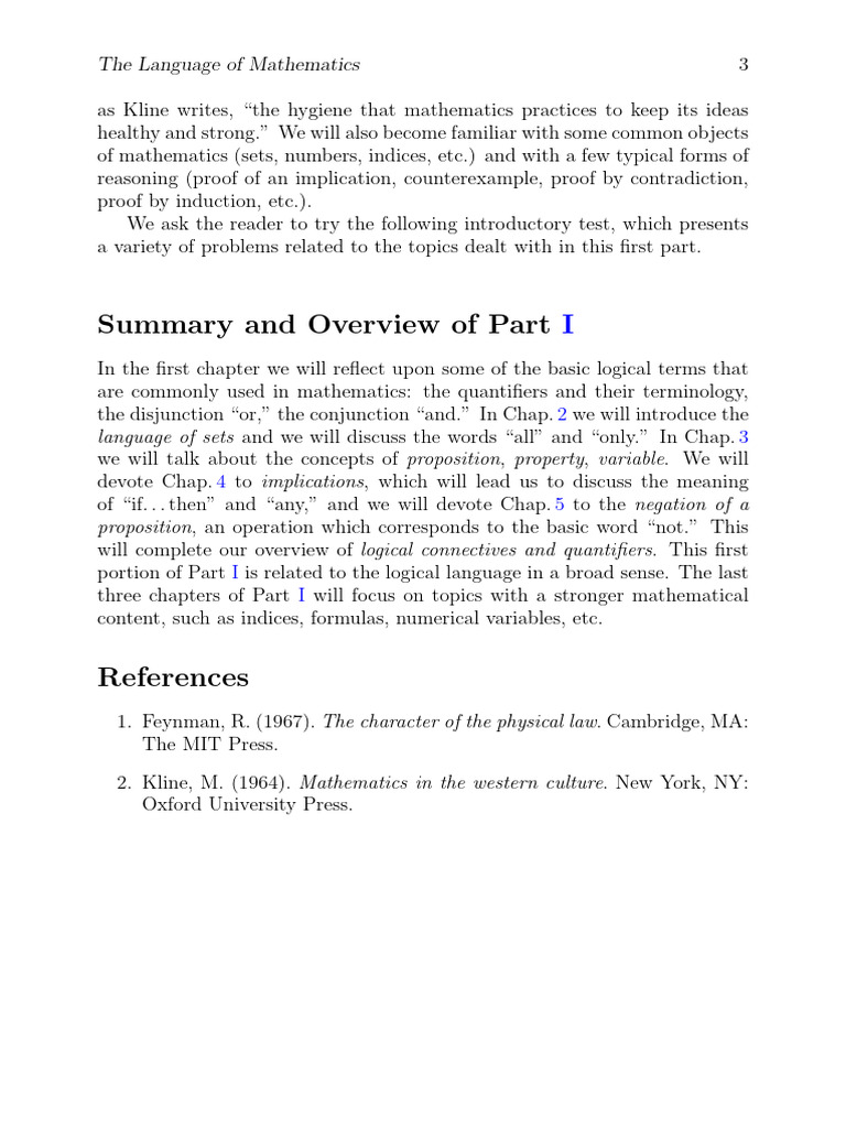 Understanding Mathematical Language | PDF | Philosophy | Science ...