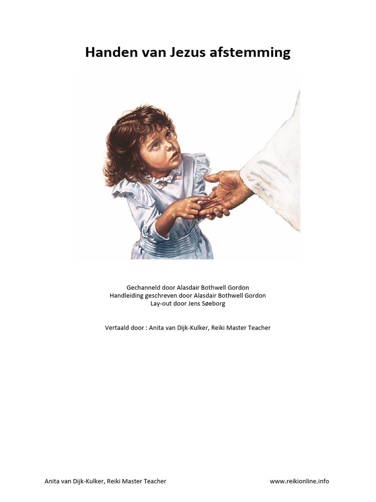 Handen Van Jezus Afstemming | PDF