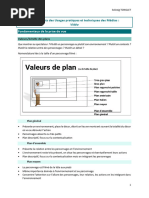 Types de Plans Caméra en Cinéma | PDF