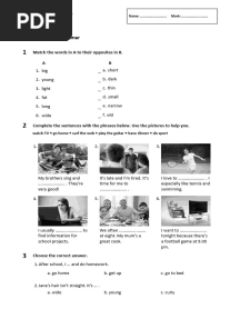 Burlington Think Ahead Test 1