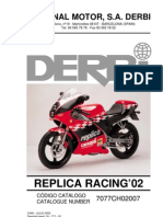 Derbi GPR 50 Parts Manual 2002