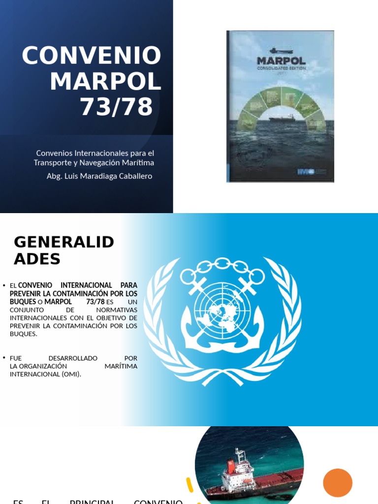 Convenio MARPOL 73/78: Prevención Contaminación | PDF | Petróleo ...