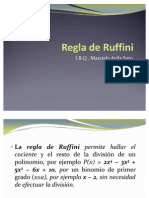 Regla de Ruffini