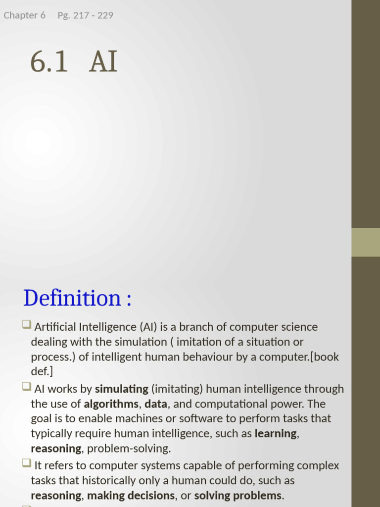 Chap 6___AI | PDF | Artificial Intelligence | Intelligence (AI) & Semantics