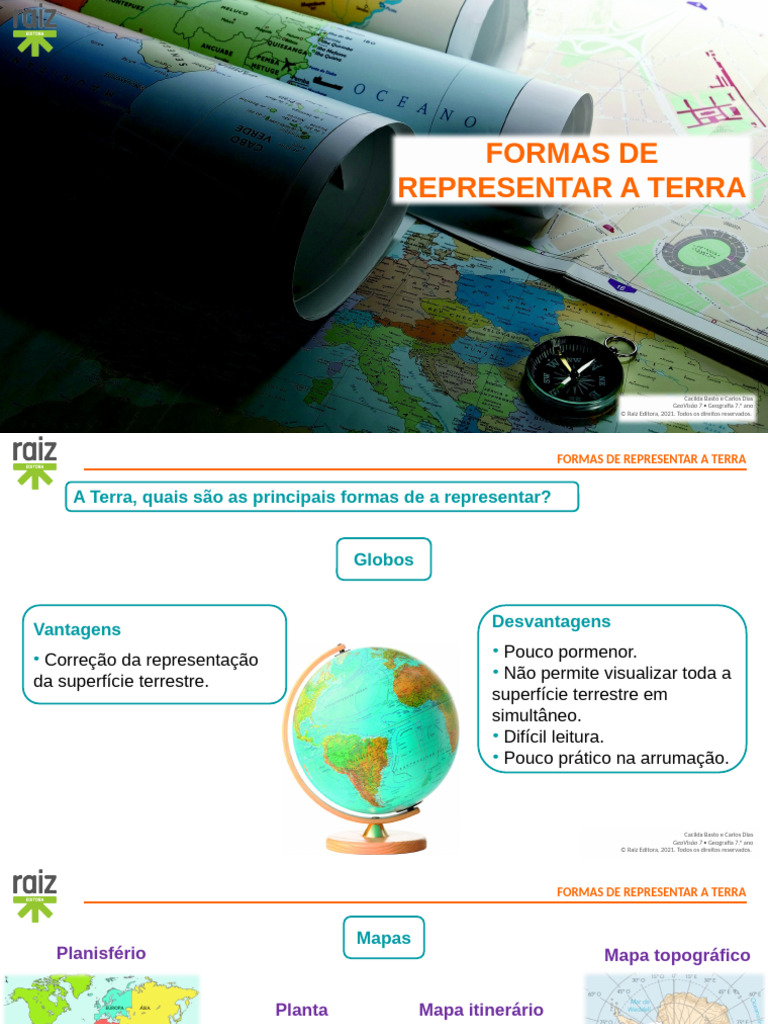 Re 82166 Gvis7 Formas Representar Terra | PDF | Geografia | Mapa