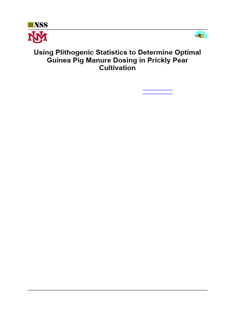 Using Plithogenic Statistics To Determine Optimal Guinea Pig Manure ... - Optimal Guinea Pig Iron Levels