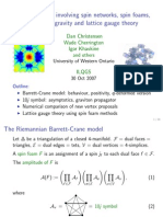 Dan Christensen Et Al - Computations Involving Spin Networks, Spin Foams, Quantum Gravity and Lattice Gauge Theory