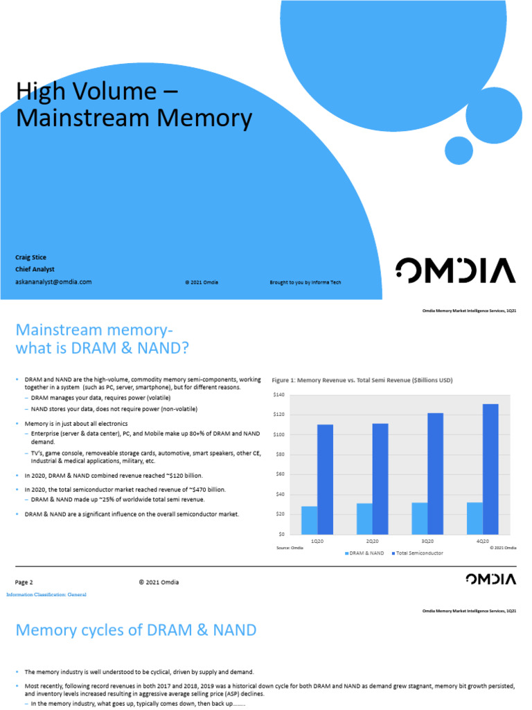 Understanding DRAM and NAND Memory | PDF | Flash Memory | Computer Data ...